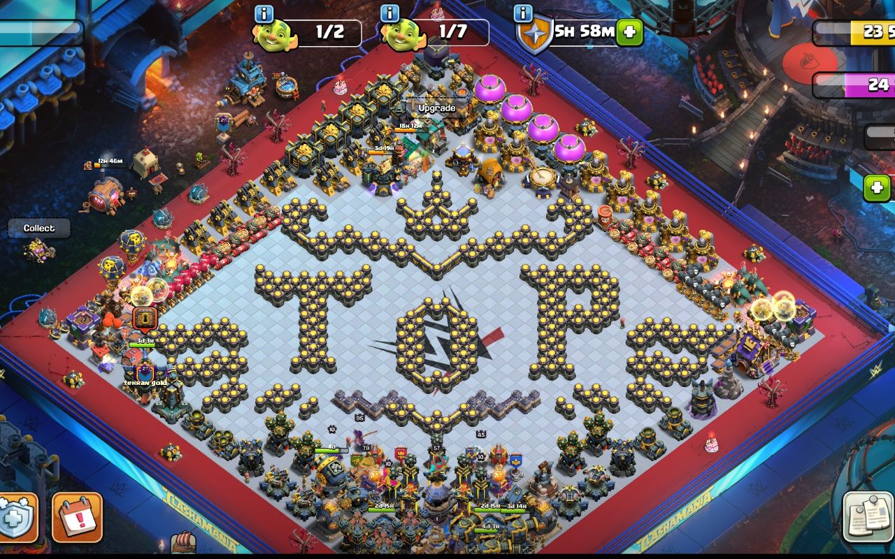 Town Hall 18 Fun Base layout by ERFAN KHANZADEH