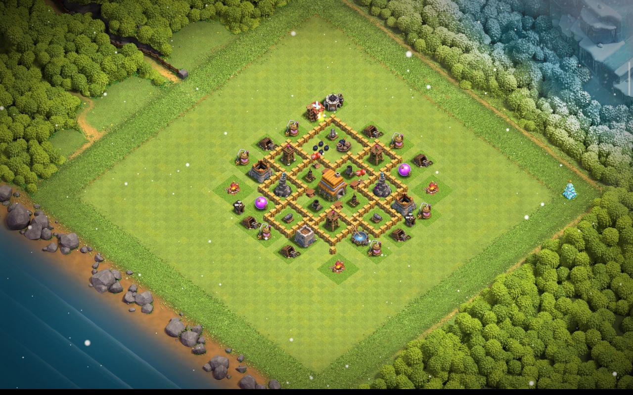 Town Hall 6 Trophy Base layout by ادخل الكلان  اذه أنته عربي  ومنور