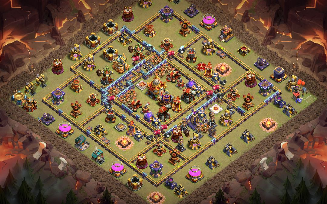 Town Hall 16 War Base layout by XLR8
