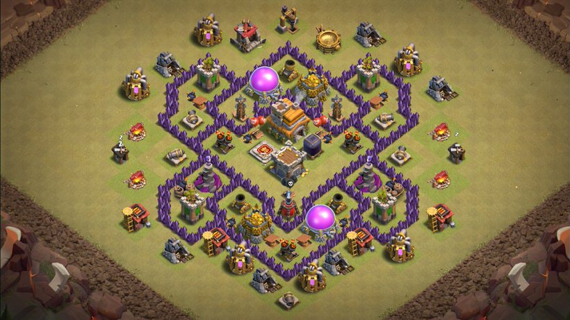 Town Hall 7 War Base layout by TReX