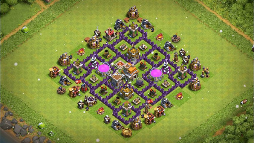 Town Hall 7 Farming Base layout by TReX