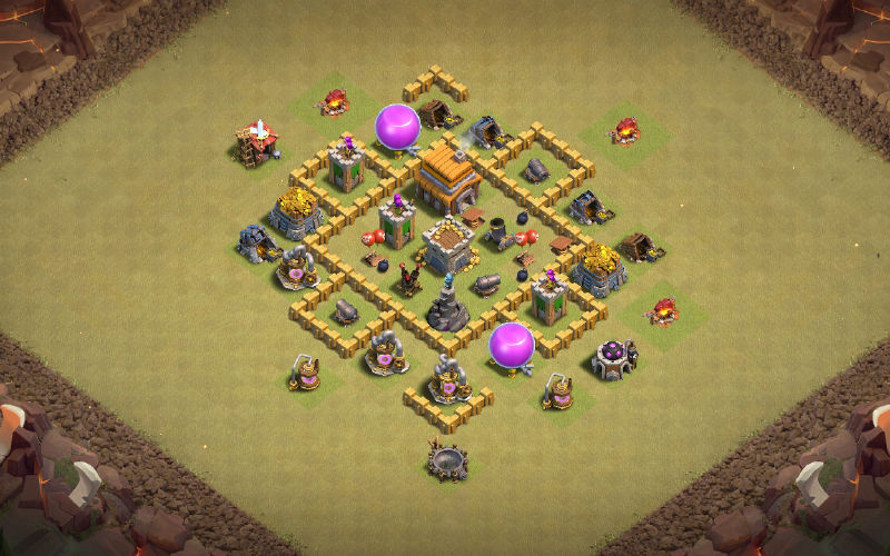 Town Hall 5 War Base layout by ¿×UNDYING×¿