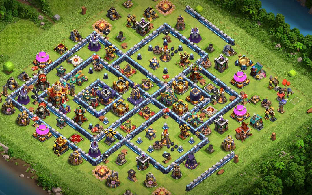 Town Hall 16 Hybrid Base layout by another world