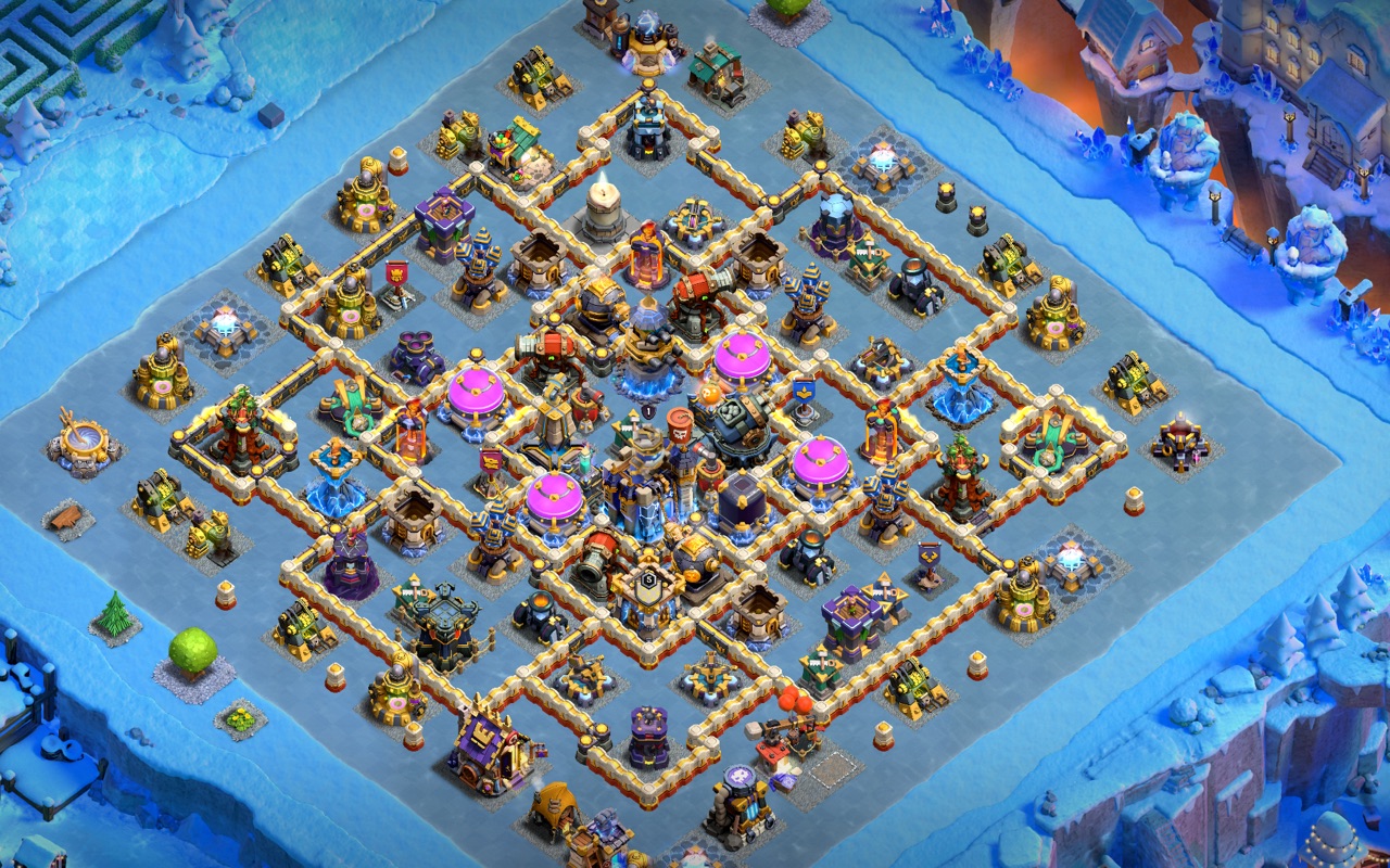 Town Hall 18 Farming Base layout by Sn0w0wl