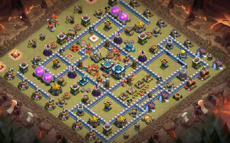 Town Hall 13 War Base layout by ACC ID1
