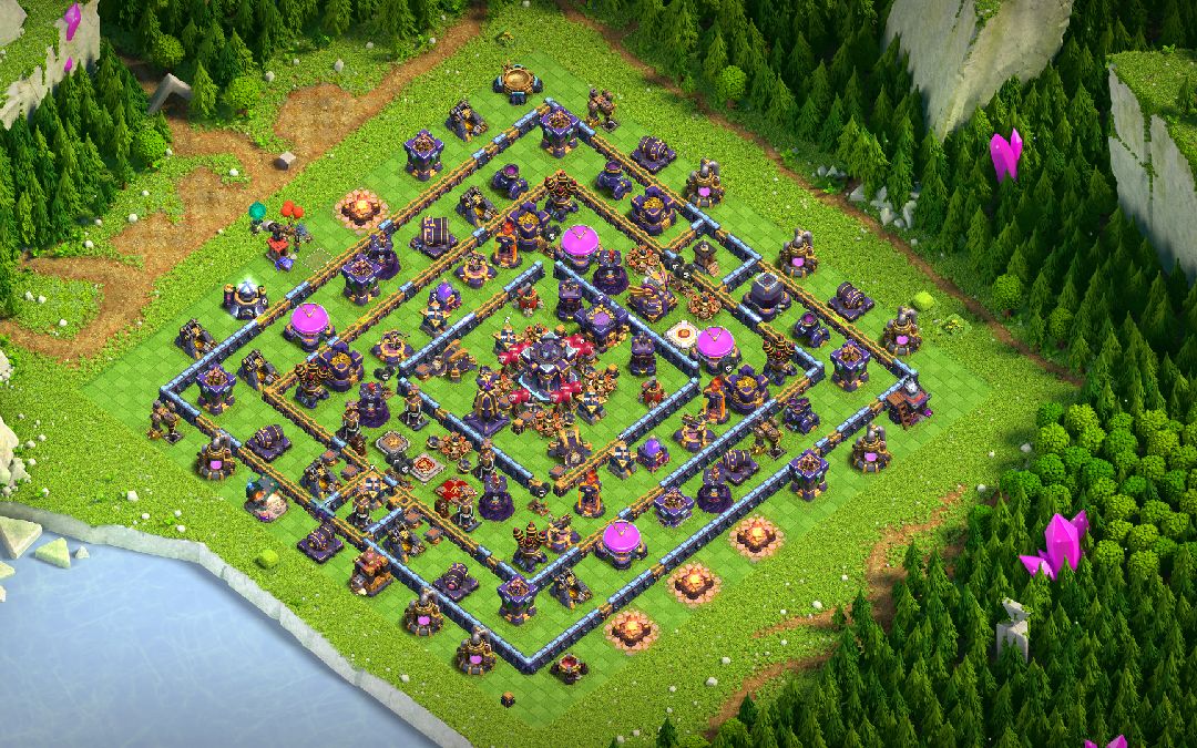 Town Hall 15 Trophy Base layout by XLR8