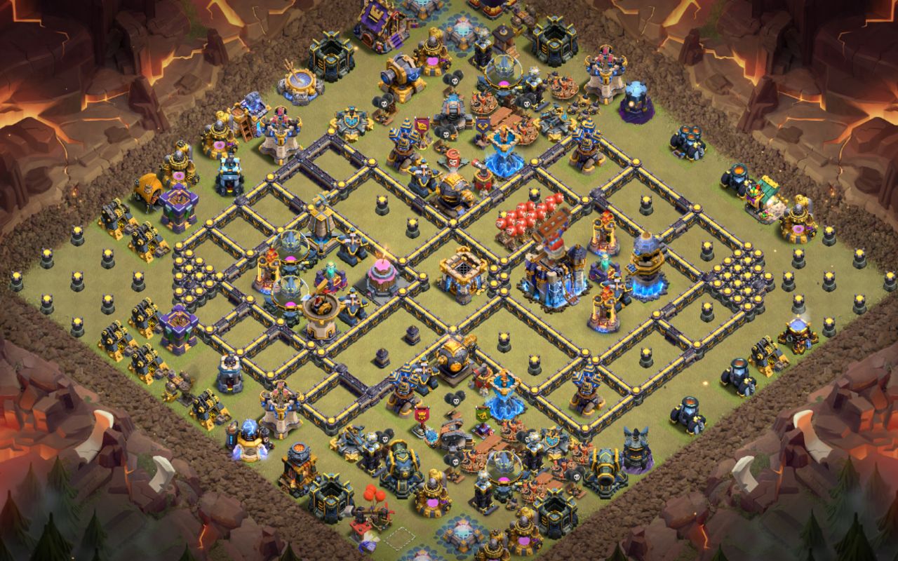 Town Hall 18 Trophy Base layout by BROTHERS ARMY