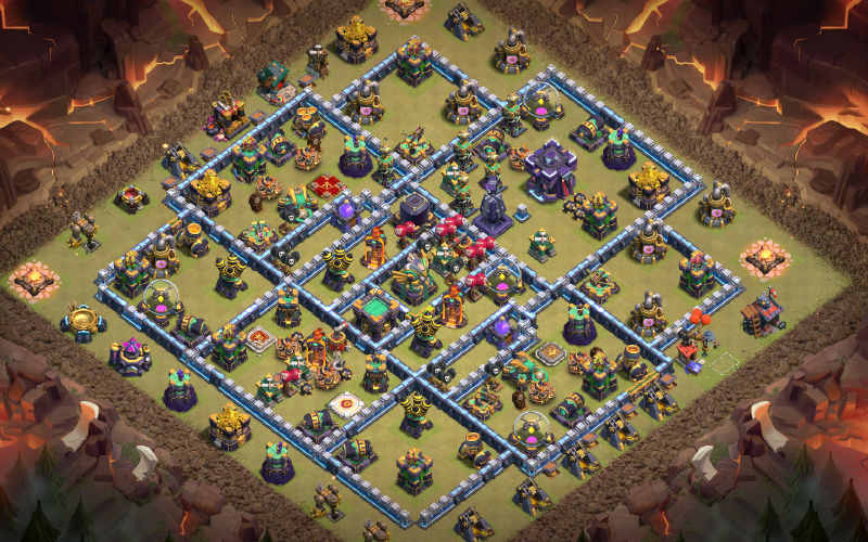 Town Hall 15 War Base layout by XLR8