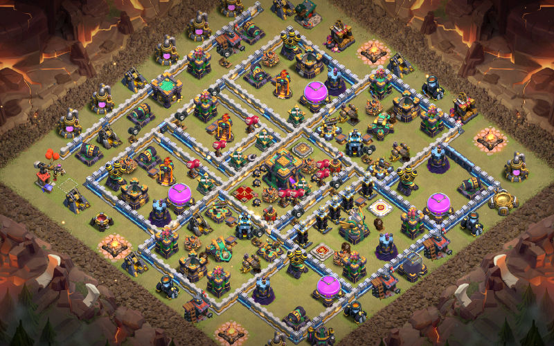 Town Hall 14 War Base layout by TReX
