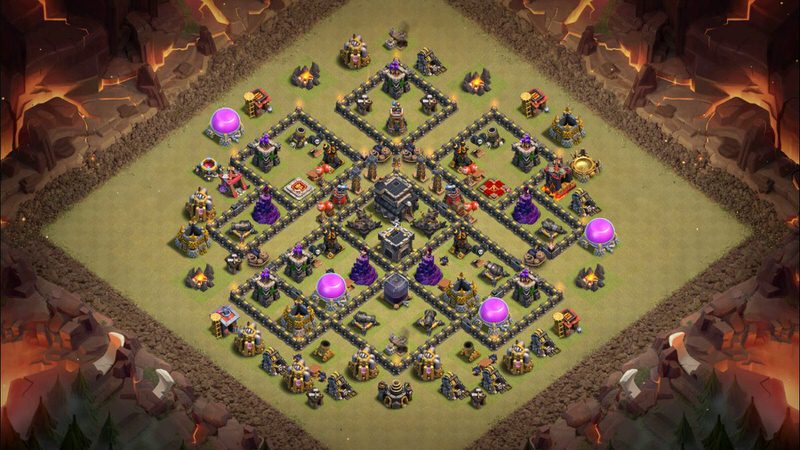 Town Hall 9 War Base layout by TReX