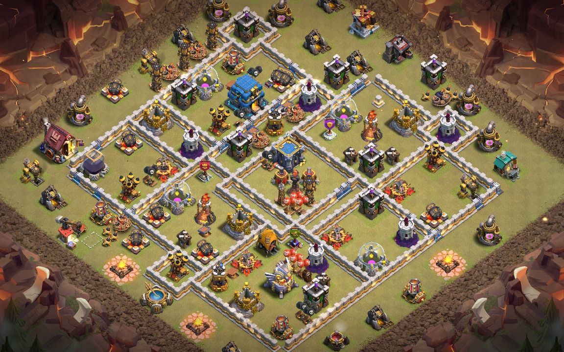 Town Hall 12 CWL Base layout by كلان#2G2QGQG08