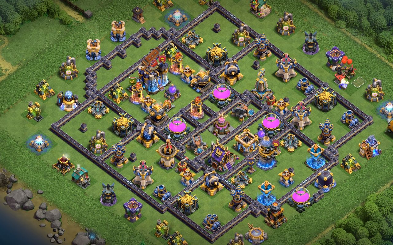 Town Hall 18 War Base layout by NK