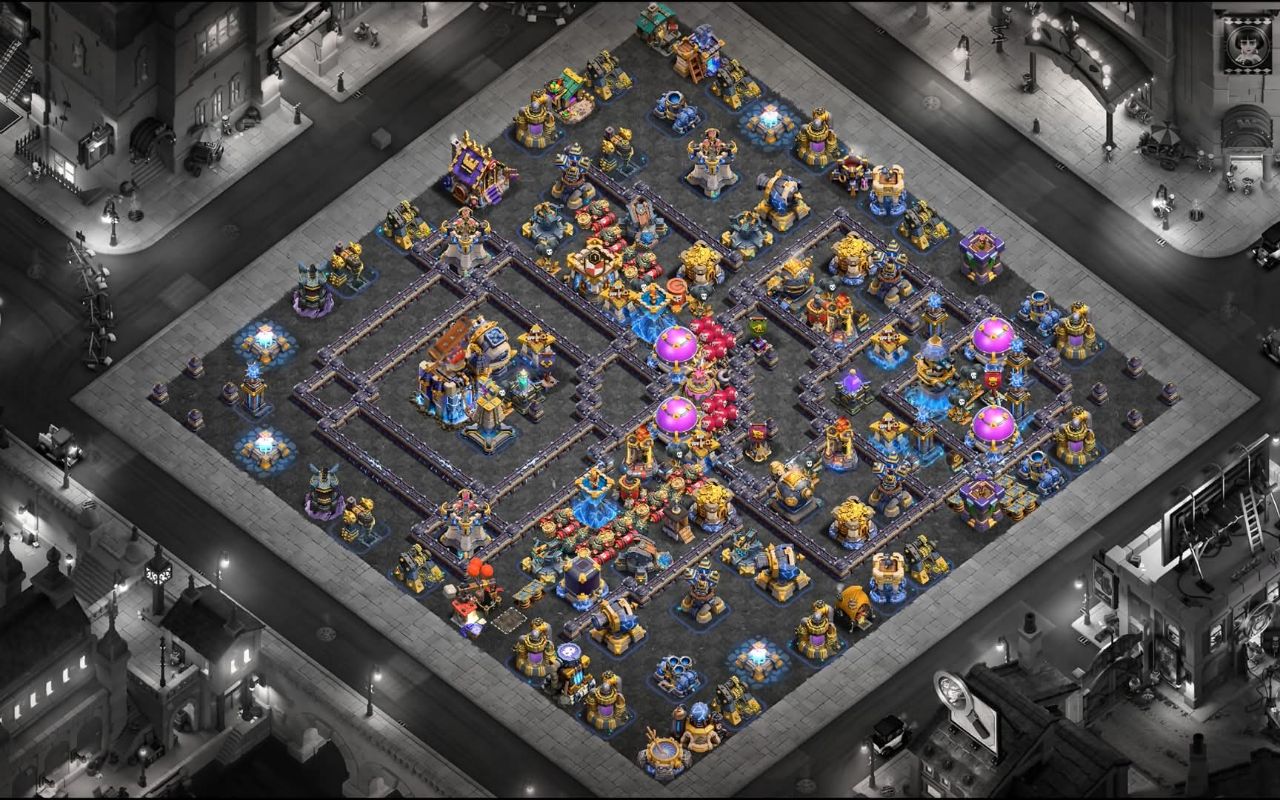 Town Hall 18 Legend Base layout by rifat