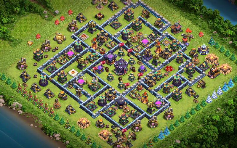 Town Hall 15 Farming Base layout by SwaG