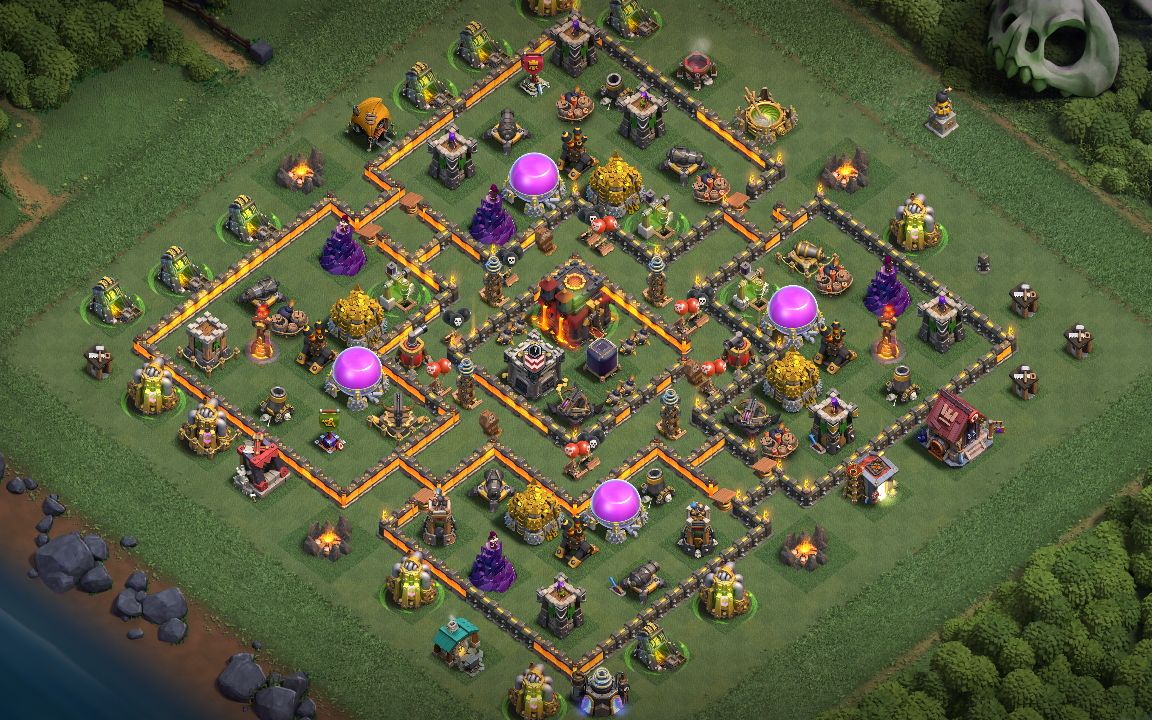 Town Hall 10 CWL Base layout by Dragon Raider