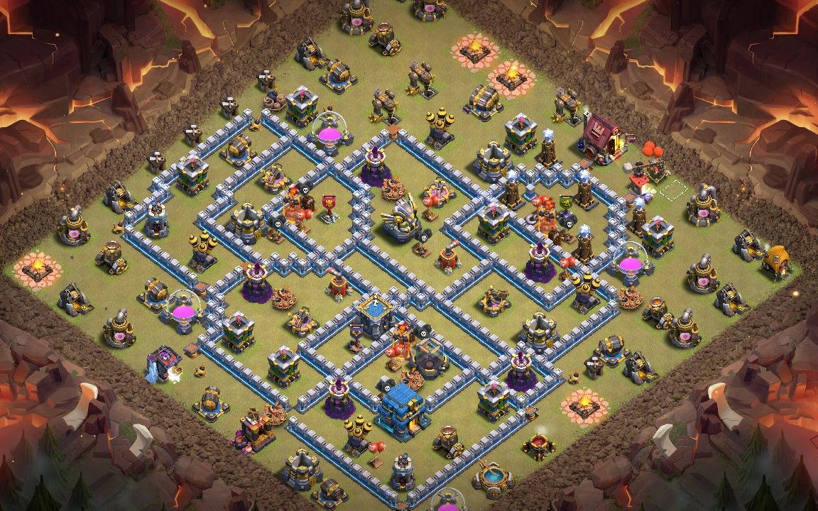 Town Hall 12 CWL Base layout by كلان#2G2QGQG08
