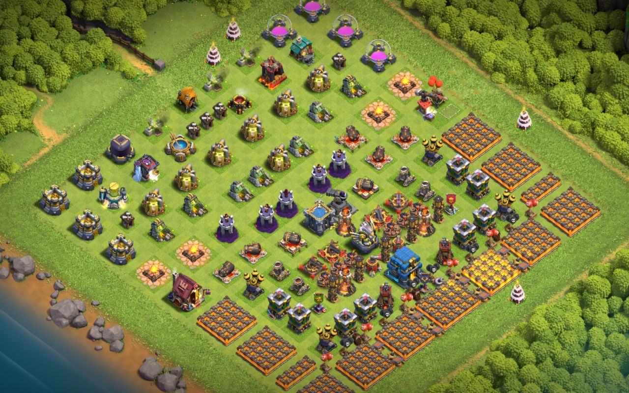 Town Hall 12 Farming Base layout by A R A T U N E