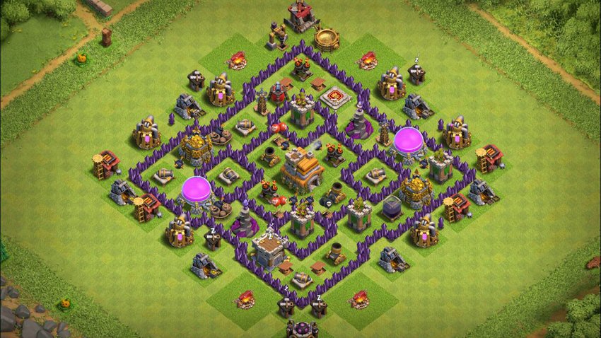 Town Hall 7 Trophy Base layout by TReX