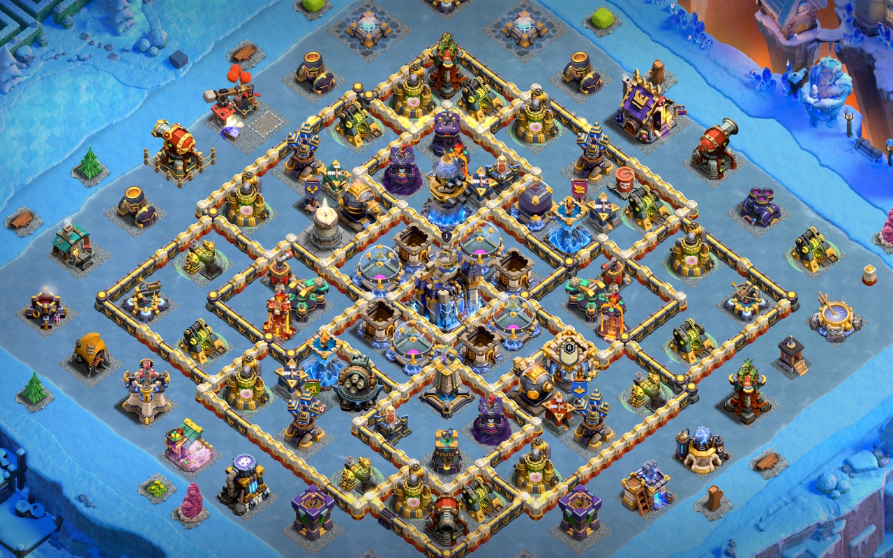 Town Hall 18 Farming Base layout by Sn0w0wl