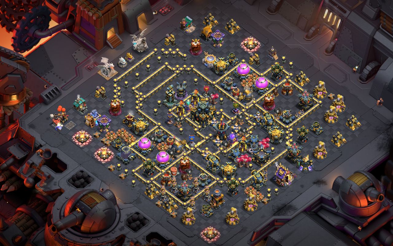 Town Hall 17 War Base layout by `★★★`