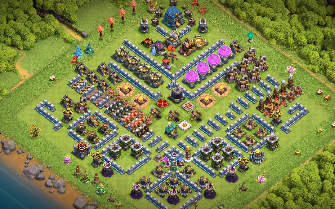 Town Hall 12 Fun Base layout by LoveHack