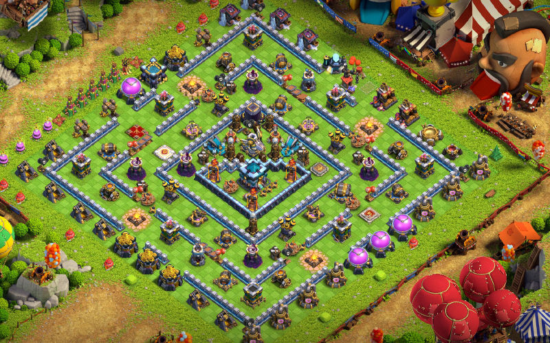 Town Hall 13 Trophy Base layout by ACC ID1