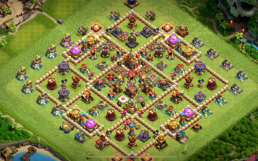 Town Hall 16 Hybrid Base layout by XLR8