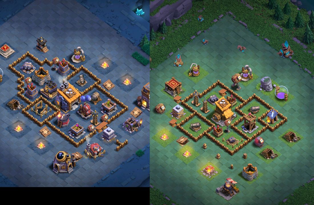 Builder Hall 8 Builder Base layout by Ameer