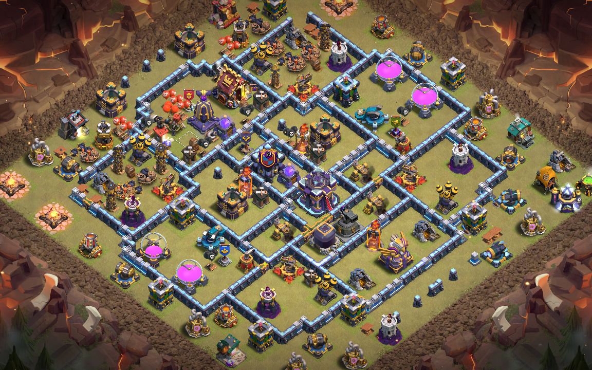 Town Hall 15 War Base layout by CALLME JUSTHENE
