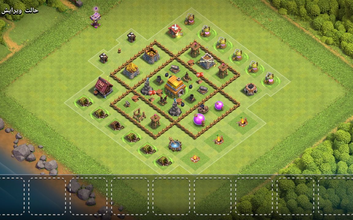 Town Hall 6 War Base layout by Brave Fox