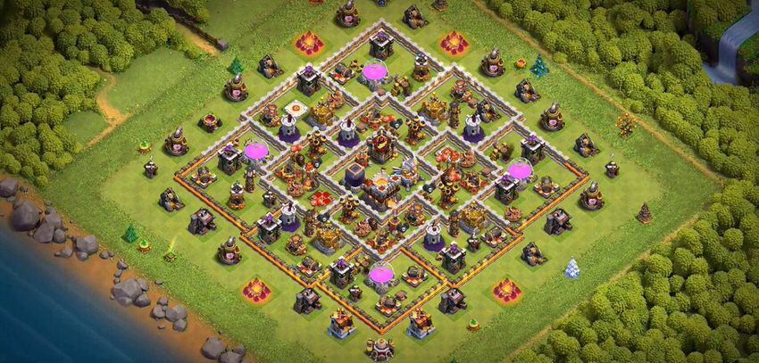 Town Hall 11 Trophy Base layout by TReX