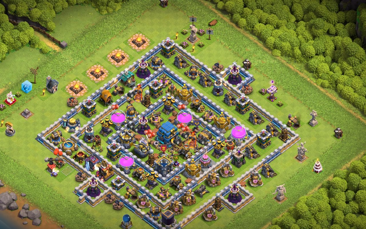 Town Hall 12 War Base layout by Azarin