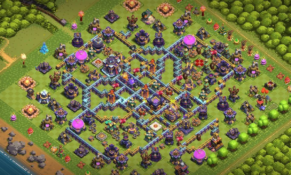 Town Hall 15 Trophy Base layout by XLR8