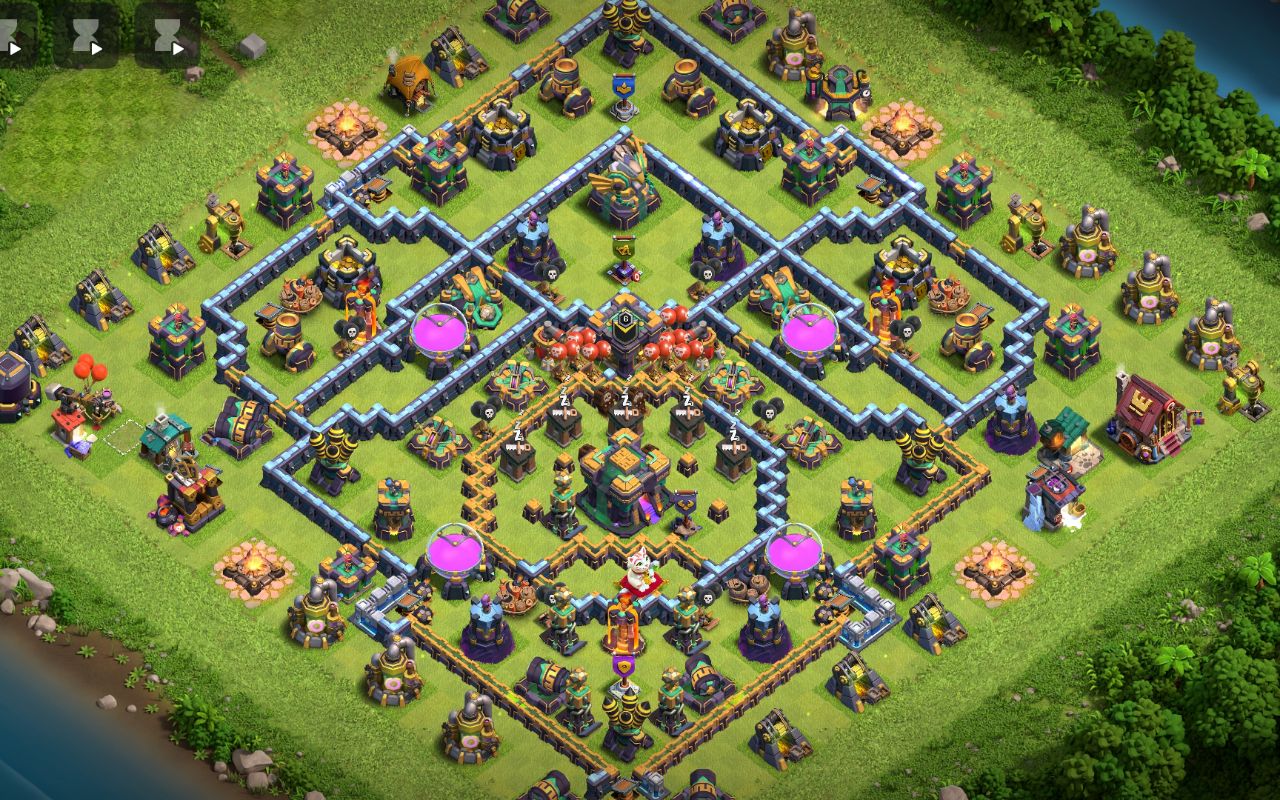 Town Hall 14 War Base layout by Mystic Lynx