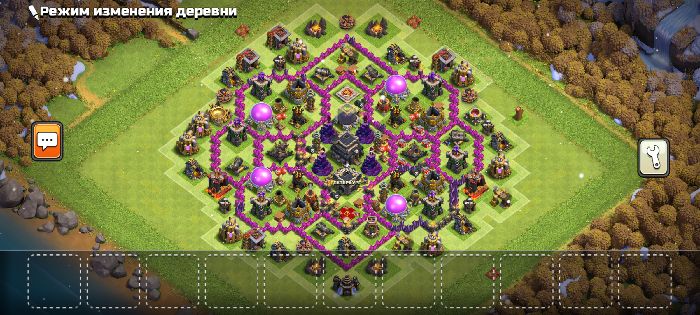 Town Hall 9 Trophy Base layout by User