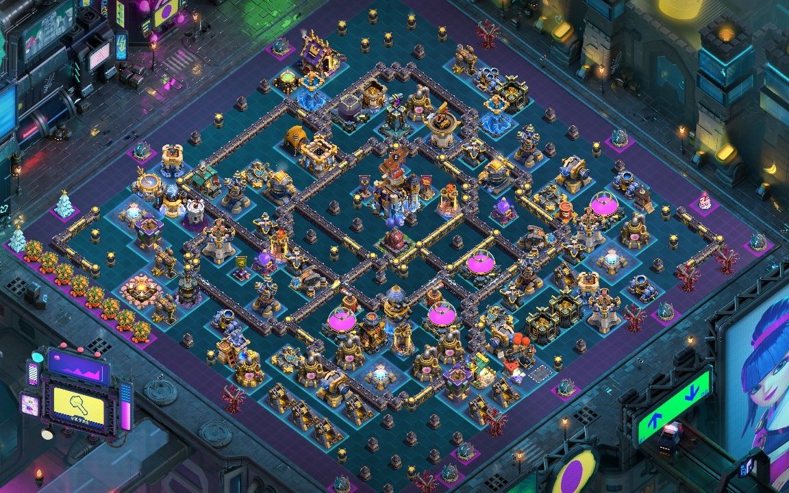 Town Hall 18 War Base layout by XLR8