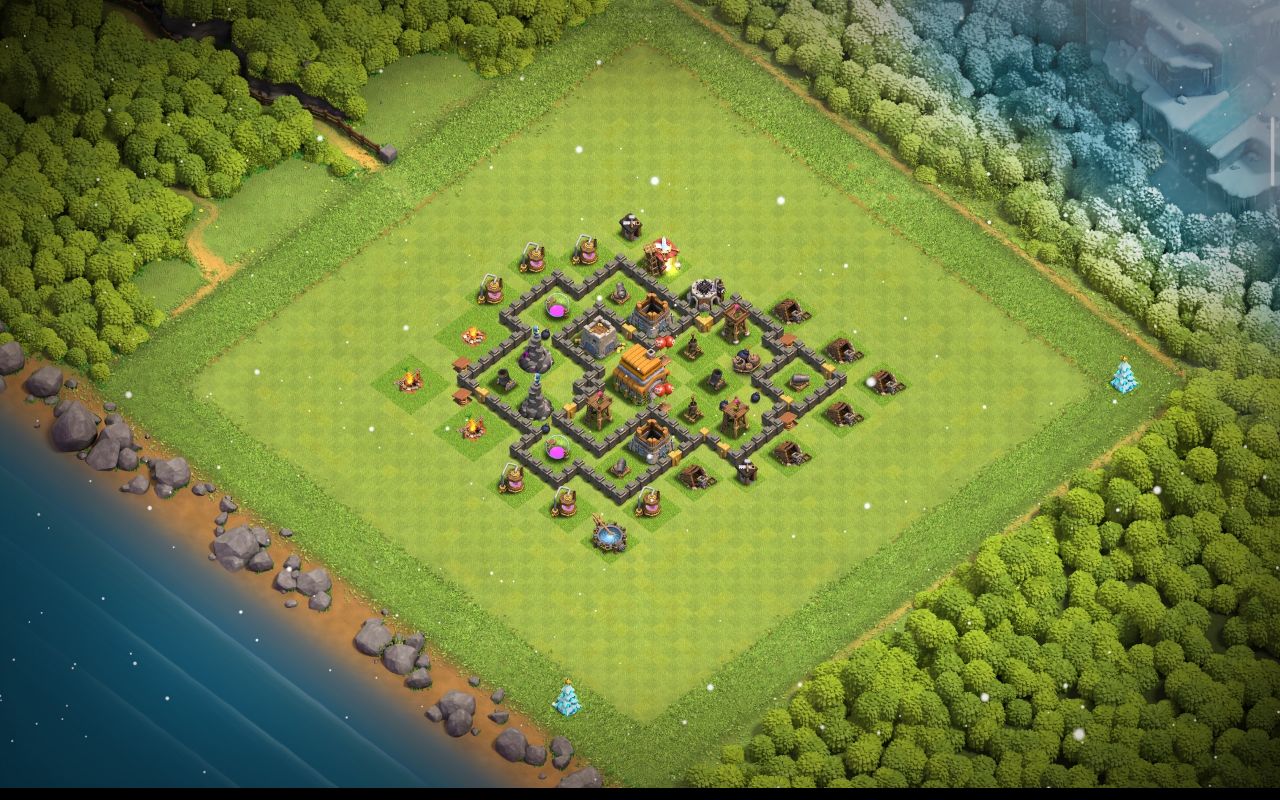 Town Hall 6 Trophy Base layout by ادخل الكلان  اذه أنته عربي  ومنور