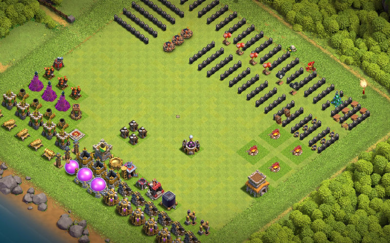 Town Hall 8 Farming Base layout by Cv master