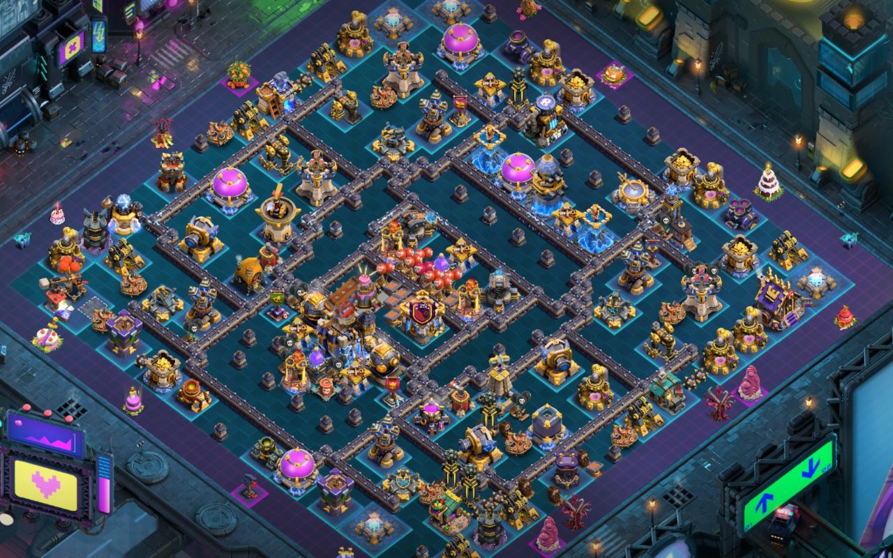 Town Hall 18 Legend Base layout by BH10
