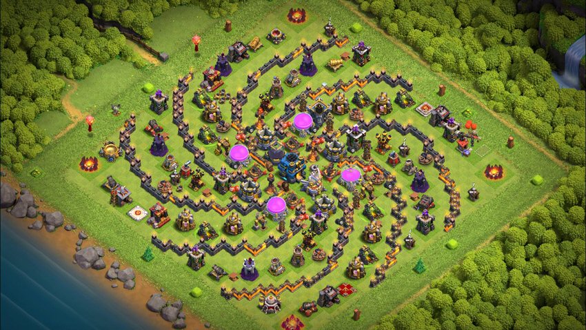 Town Hall 12 Fun Base layout by TReX