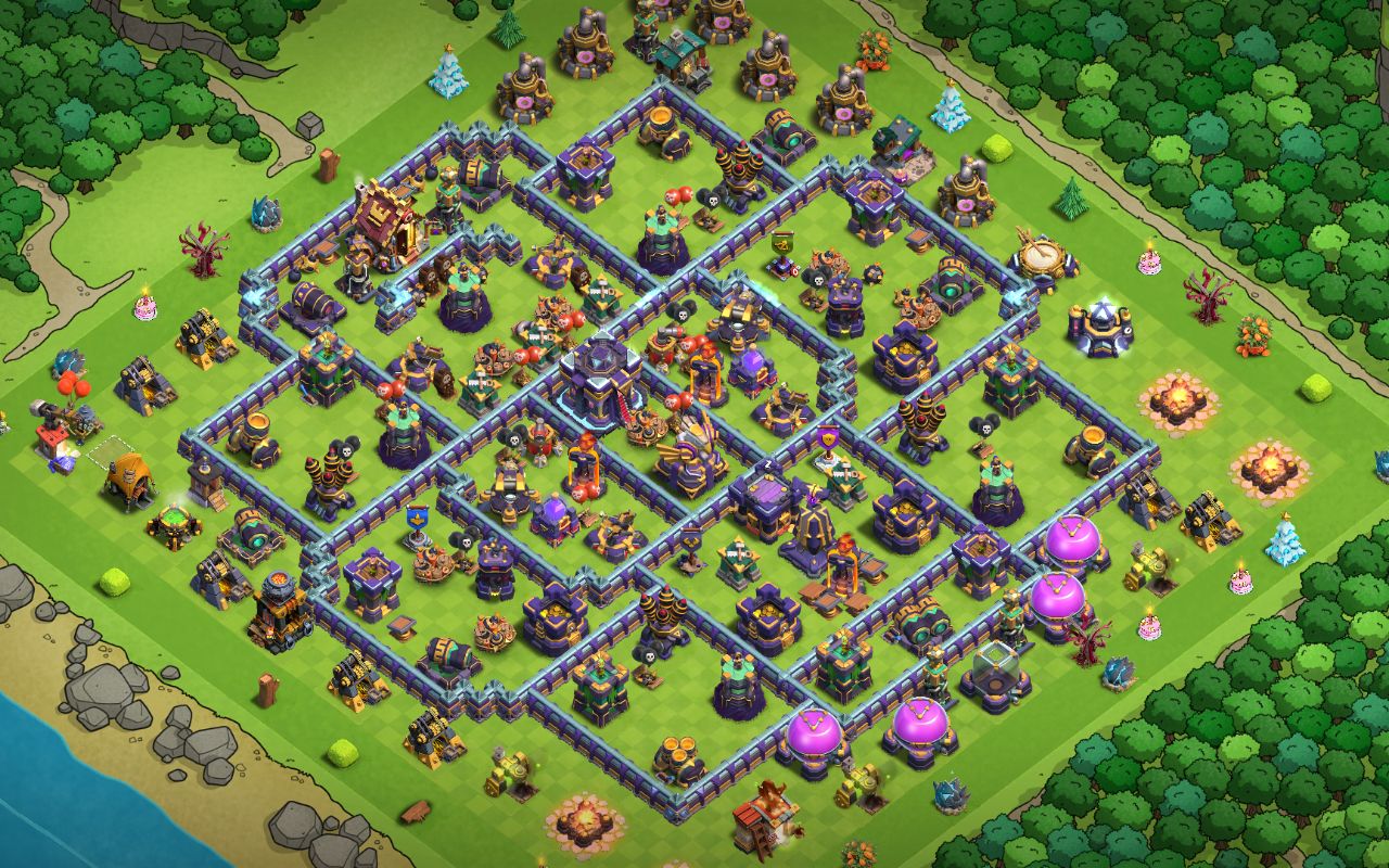 Town Hall 15 War Base layout by Sheikh Sadik