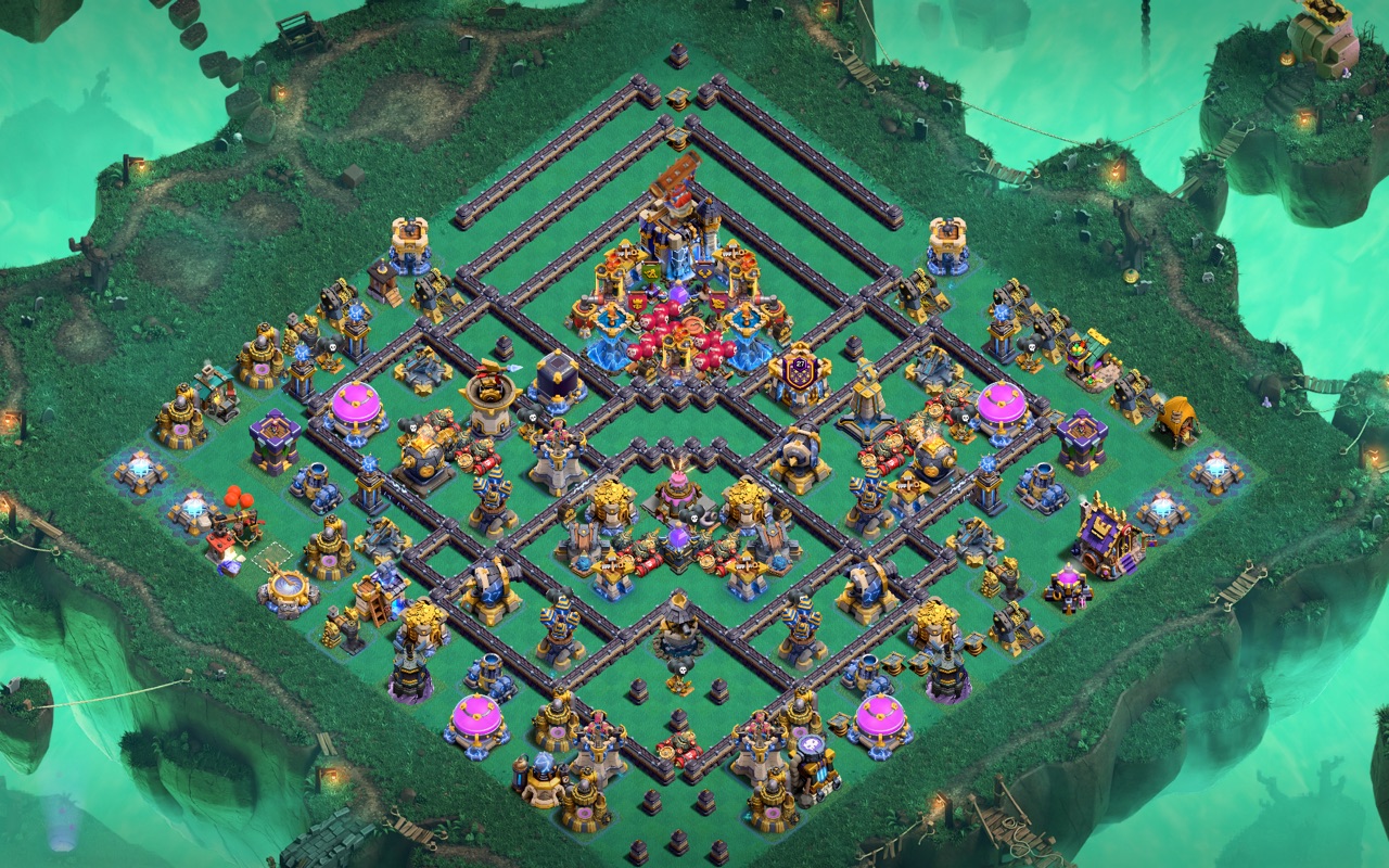 Town Hall 18 War Base layout by Kings Villa