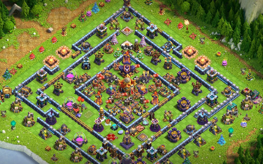 Town Hall 16 Trophy Base layout by BeaTrix™