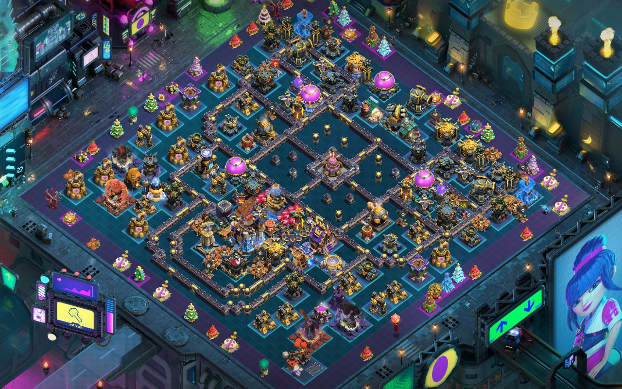 Town Hall 18 Trophy Base layout by GenSPX