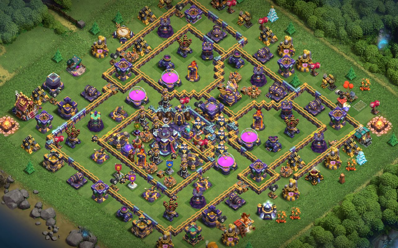 Town Hall 15 Trophy Base layout by Tiger