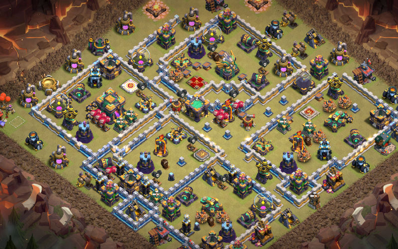 Town Hall 14 War Base layout by XLR8