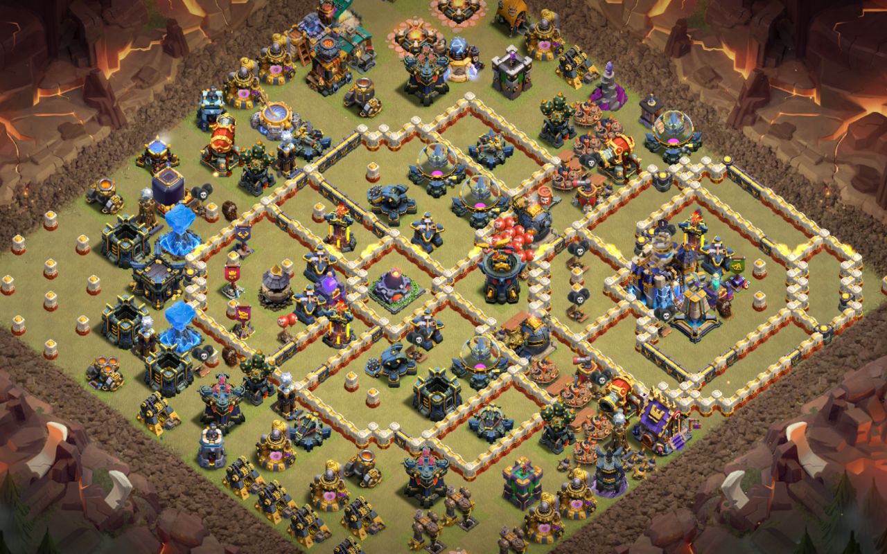 Town Hall 18 Trophy Base layout by BROTHERS ARMY