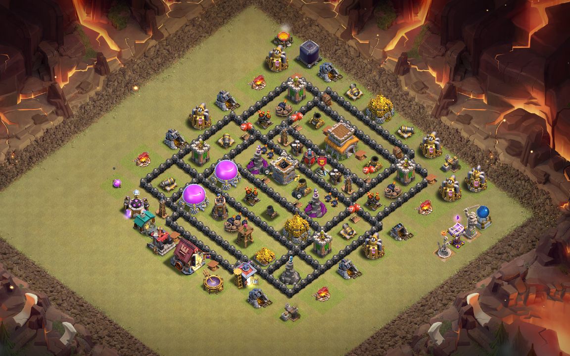 Town Hall 8 War Base layout by FirmanTropy