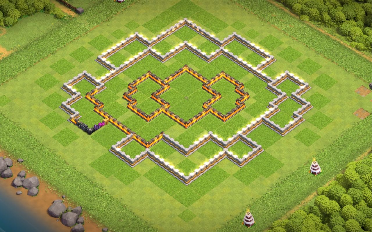Town Hall 11 Hybrid Base layout by REZA🪬000