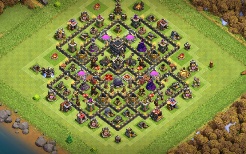 Town Hall 9 Farming Base layout by OisikPlays